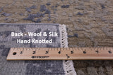 Contemporary Handmade Wool & Silk Rug - 8' 1" X 10' 3" - Golden Nile