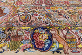 High End Persian Hand Knotted 100 % Silk  Rug - 7' 0" X 10' 0" - Golden Nile