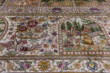 High End Persian 100% Silk Hand Knotted Rug - 8' 0" X 10' 0'' - Golden Nile