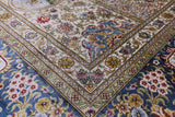 High End Persian 100% Silk Hand Knotted Rug - 8' 0" X 10' 0'' - Golden Nile