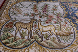 High End Persian 100% Silk Hand Knotted Rug - 8' 0" X 10' 0'' - Golden Nile