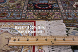 High End Persian Hand Knotted 100 % Silk  Rug - 6' 0" X 9' 0" - Golden Nile