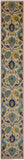 Persian Tabriz Handmade Wool Runner Rug - 2' 7" X 19' 1" - Golden Nile