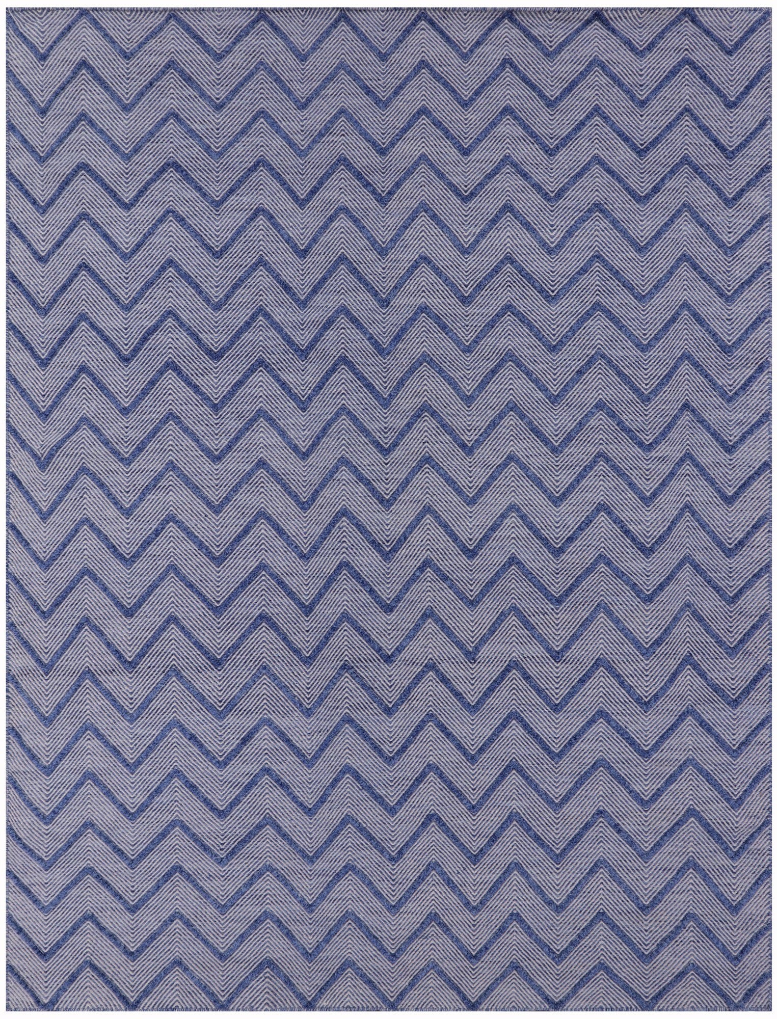 Modern Flat Weave Wool Rug - 9' 1" X 12' 1" - Golden Nile