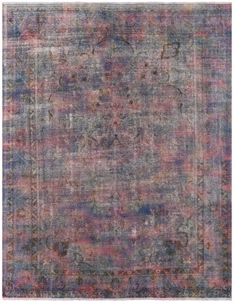 Persian Overdyed Hand Knotted Wool Rug - 9' 6" X 12' 6" - Golden Nile