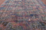 Persian Overdyed Hand Knotted Wool Rug - 9' 6" X 12' 6" - Golden Nile