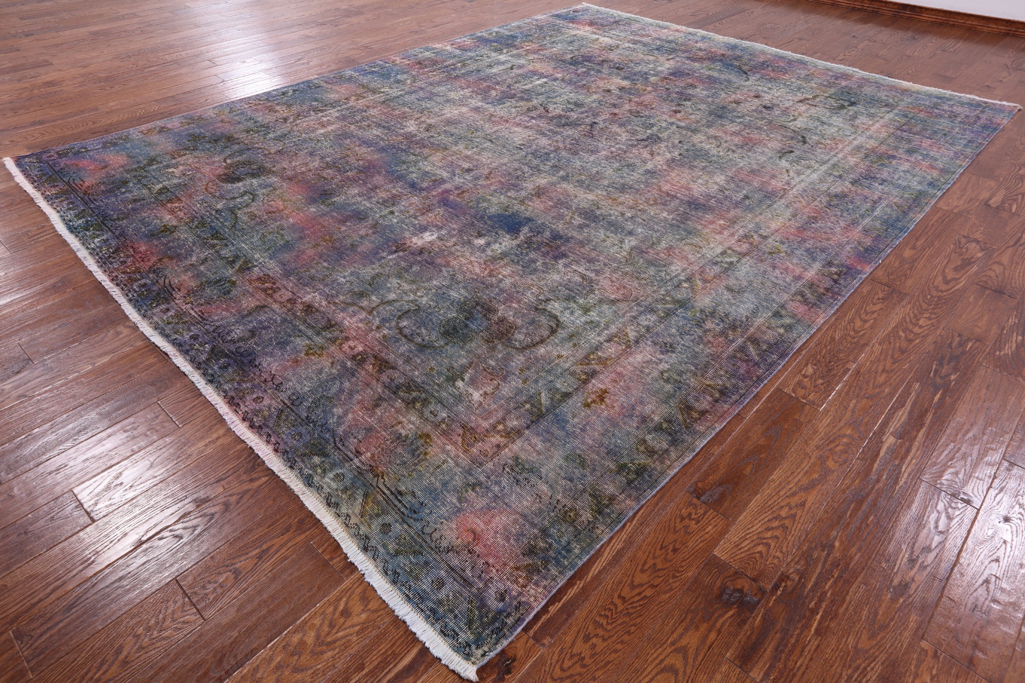 Persian Overdyed Hand Knotted Wool Rug - 9' 6" X 12' 6" - Golden Nile