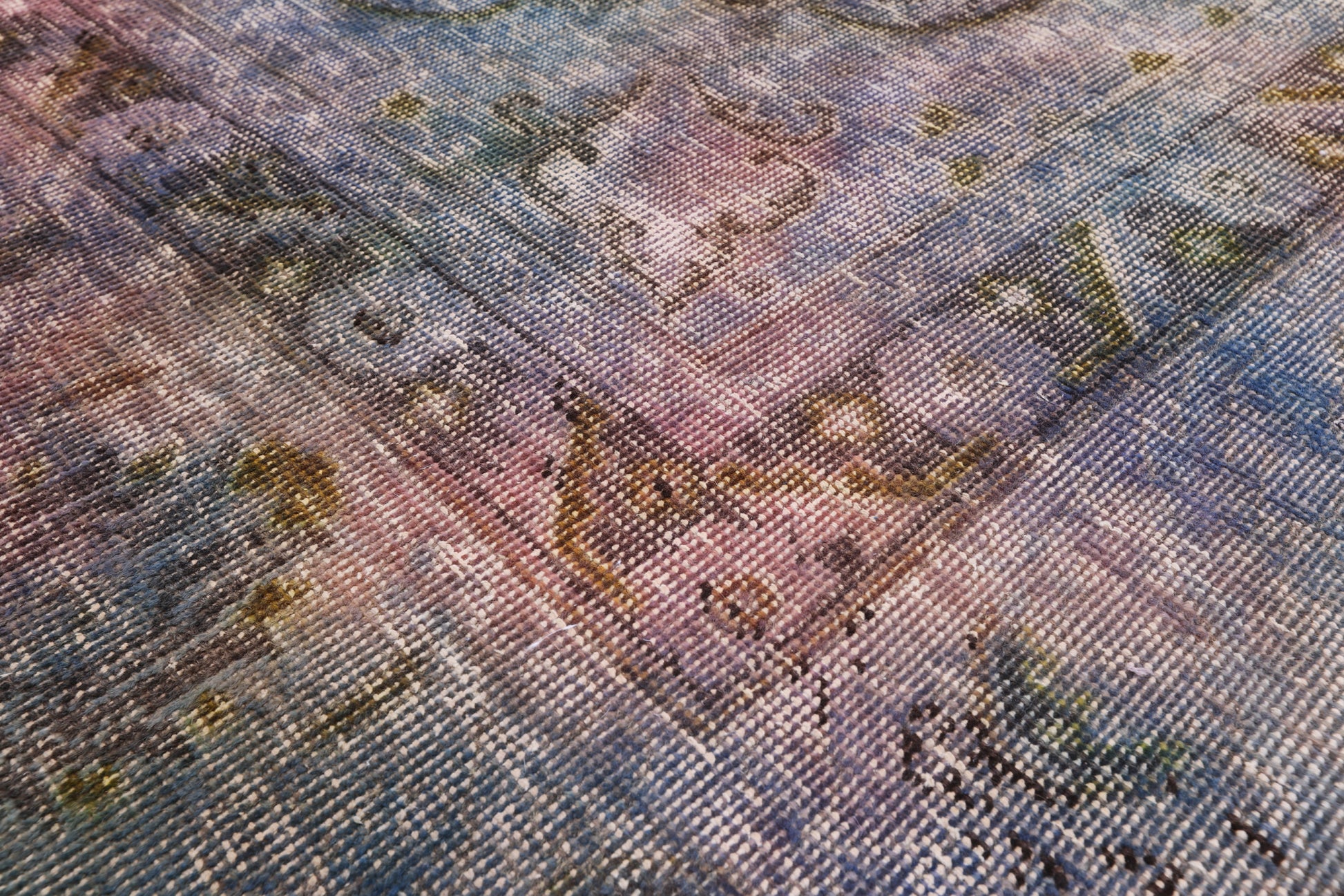 Persian Overdyed Hand Knotted Wool Rug - 9' 6" X 12' 6" - Golden Nile