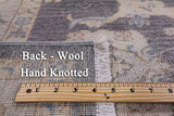 Grey Peshawar Hand Knotted Wool Rug - 5' 10" X 9' 2" - Golden Nile