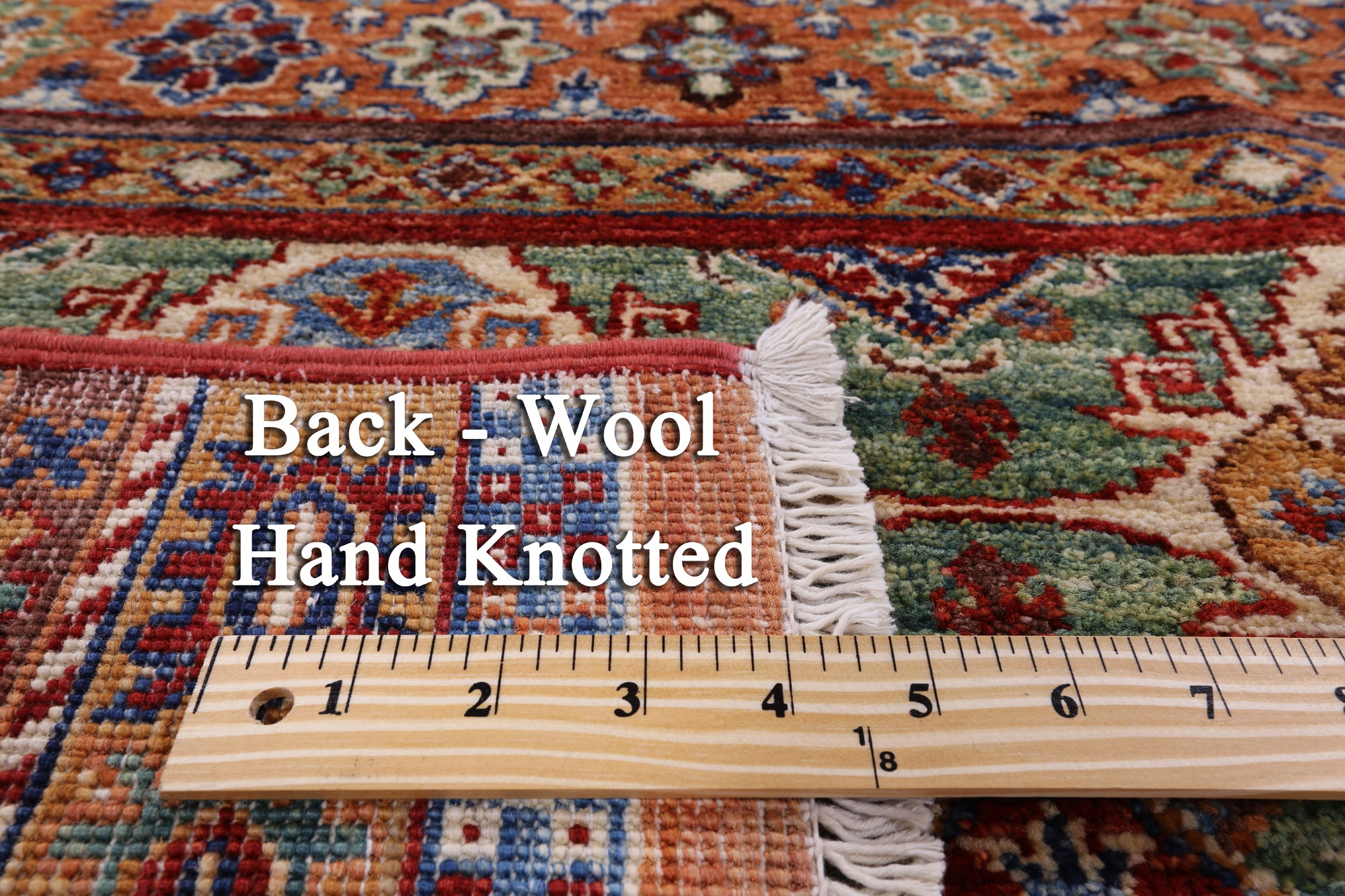 Tribal Khorjin Persian Gabbeh Hand Knotted Wool Rug - 5' 8" X 9' 5" - Golden Nile