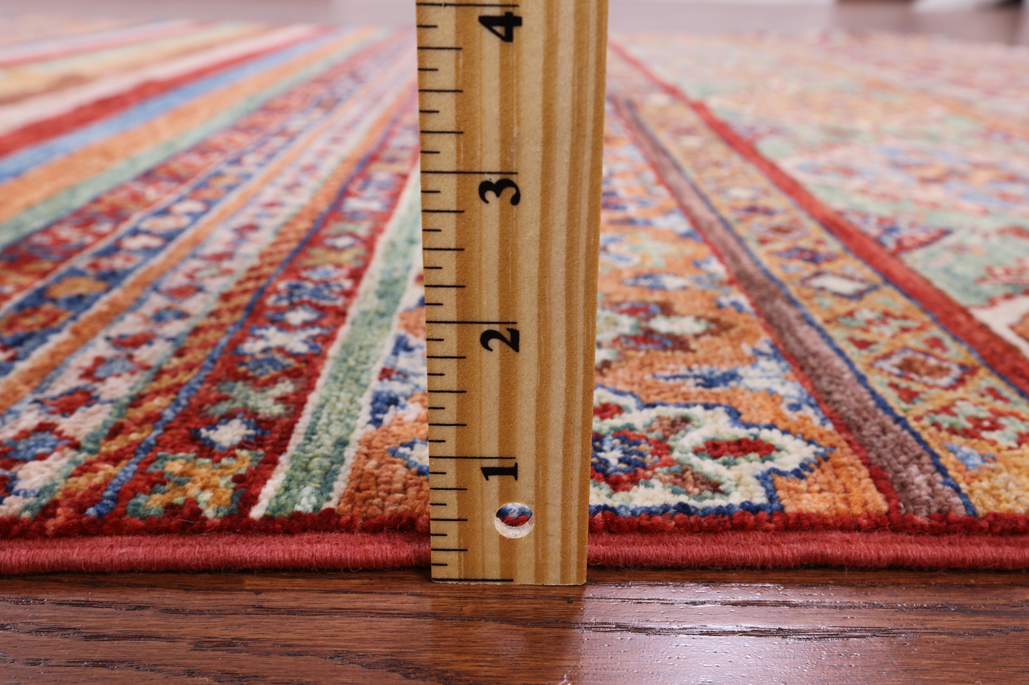 Tribal Khorjin Persian Gabbeh Hand Knotted Wool Rug - 5' 8" X 9' 5" - Golden Nile