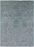 Full Pile Overdyed Hand Knotted Wool Rug - 6' 1" X 8' 6" - Golden Nile