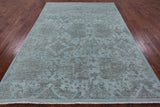 Full Pile Overdyed Hand Knotted Wool Rug - 6' 1" X 8' 6" - Golden Nile