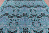 William Morris Hand Knotted Wool Rug - 8' 0" X 9' 10" - Golden Nile