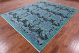 William Morris Hand Knotted Wool Rug - 8' 0" X 9' 10" - Golden Nile