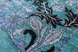 William Morris Hand Knotted Wool Rug - 8' 0" X 9' 10" - Golden Nile
