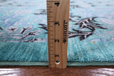 William Morris Hand Knotted Wool Rug - 8' 0" X 9' 10" - Golden Nile