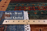 Tribal Persian Gabbeh Hand Knotted Wool Rug - 5' 8" X 7' 10" - Golden Nile