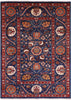 William Morris Hand Knotted Wool Rug - 5' 8" X 7' 10" - Golden Nile