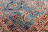 Persian Fine Serapi Handmade Wool Rug - 9' 10" X 13' 9" - Golden Nile