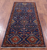 Persian Fine Serapi Hand Knotted Wool Runner Rug - 2' 6" X 5' 11" - Golden Nile