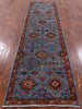 Persian Fine Serapi Hand Knotted Wool Runner Rug - 2' 6" X 9' 6" - Golden Nile