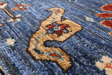 Fine Serapi Handmade Wool Runner Rug - 2' 7" X 8' 5" - Golden Nile