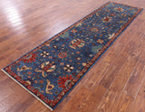 Persian Fine Serapi Hand Knotted Wool Runner Rug - 2' 9" X 9' 10" - Golden Nile