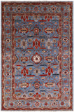 Persian Fine Serapi Handmade Wool Rug - 3' 11" X 5' 11" - Golden Nile