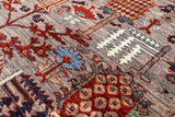 Persian Gabbeh Handmade Wool Rug - 3' 2" X 4' 9" - Golden Nile