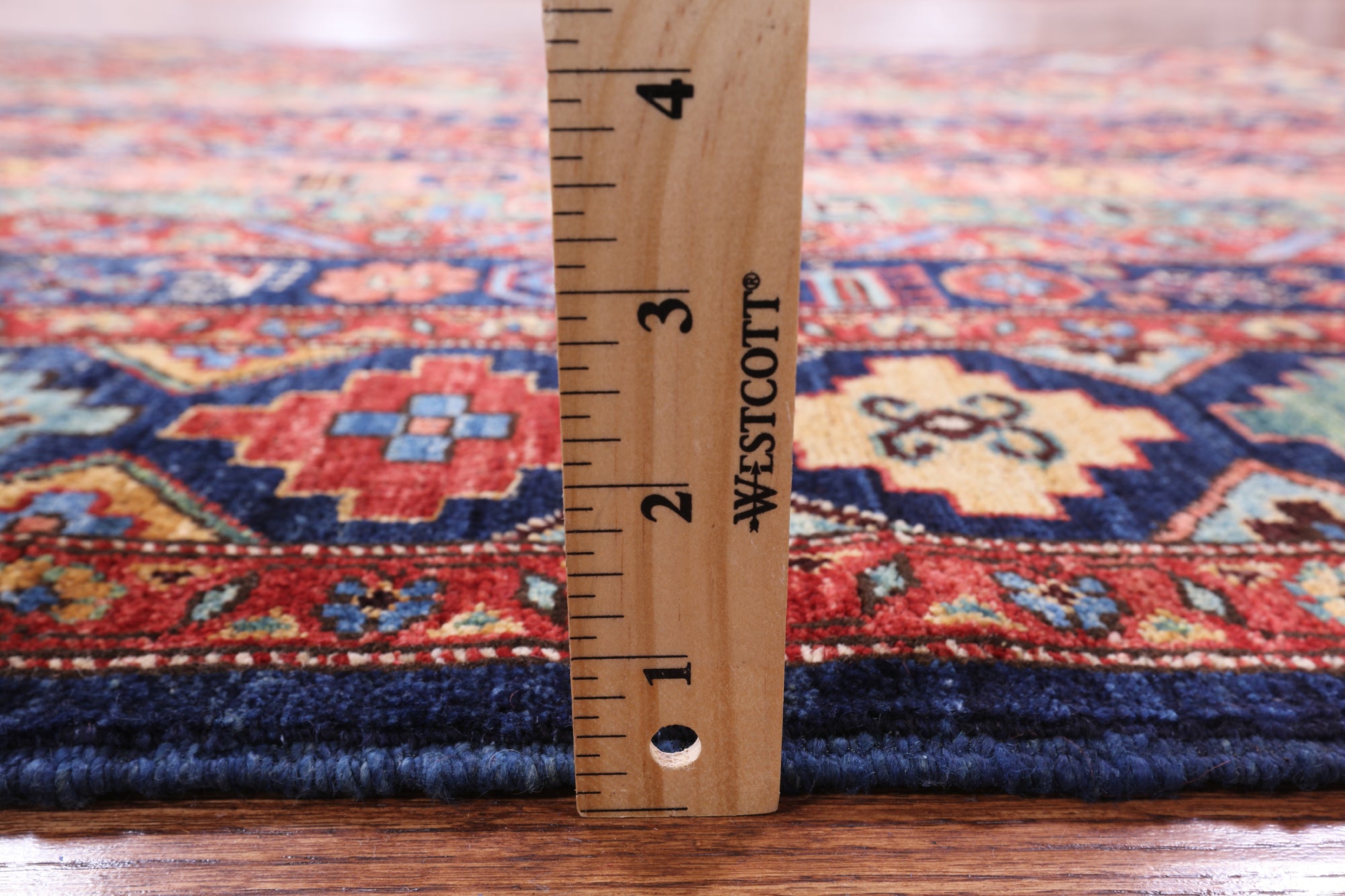 Shall Persian Gabbeh Handmade Wool Rug - 4' 2" X 5' 10" - Golden Nile