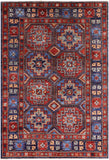 Turkmen Ersari Handmade Wool Rug - 4' 9" X 6' 11" - Golden Nile
