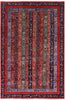 Shall Persian Gabbeh Hand Knotted Wool Rug - 5' 2" X 7' 8" - Golden Nile