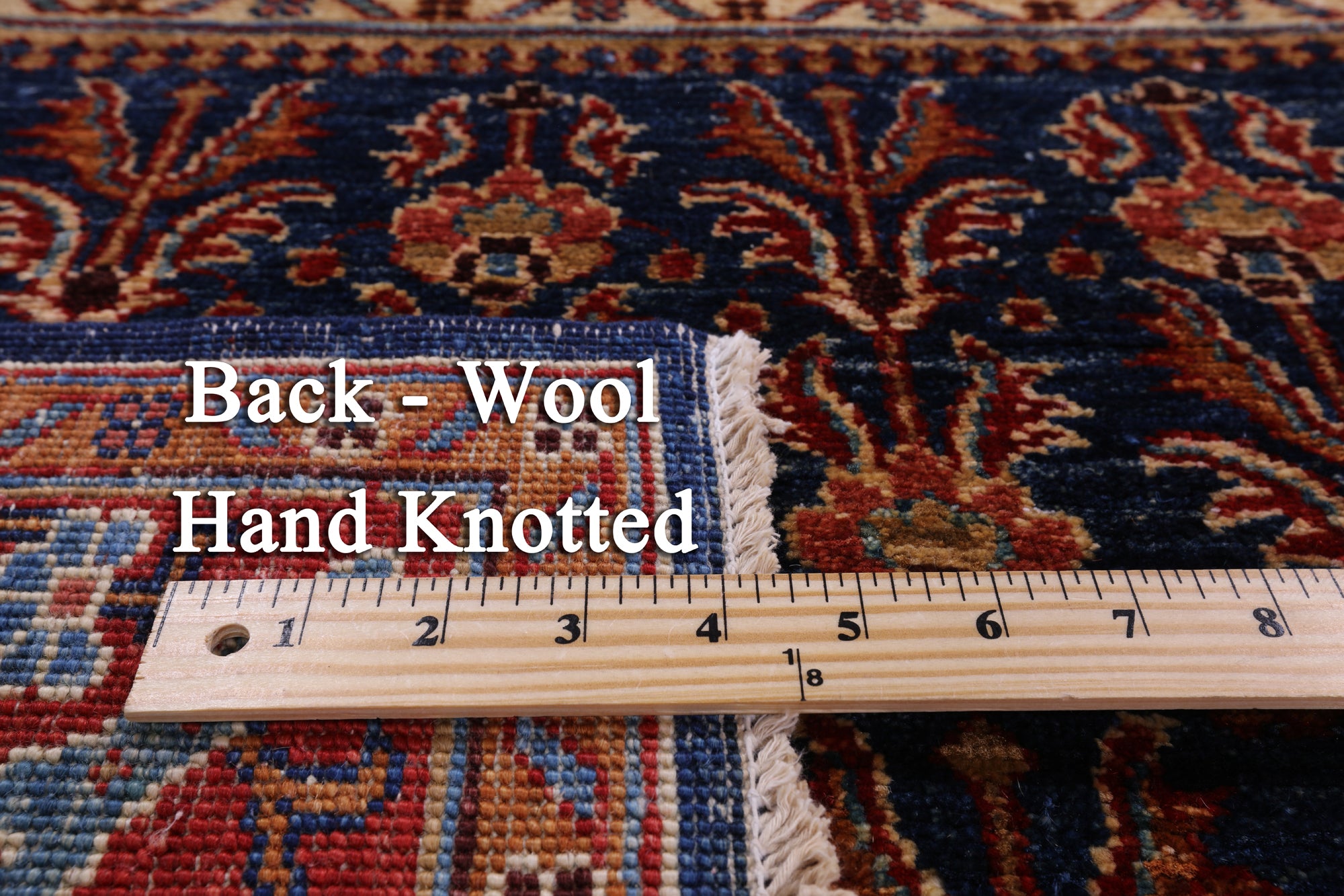 Persian Fine Serapi Handmade Wool Rug - 5' 10" X 8' 1" - Golden Nile