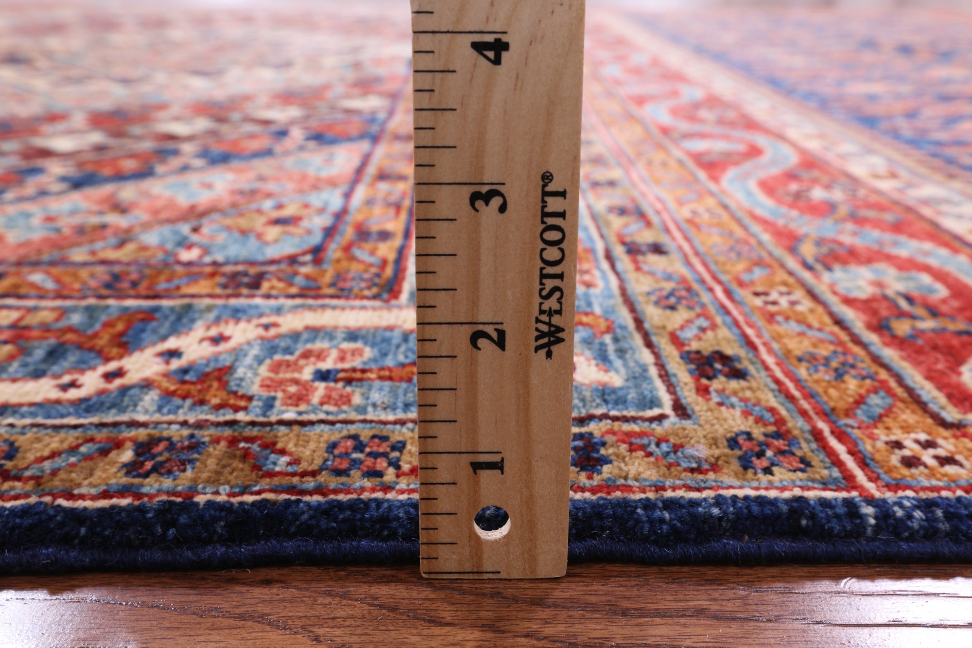 Persian Fine Serapi Handmade Wool Rug - 5' 10" X 8' 1" - Golden Nile