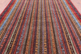 Shall Persian Gabbeh Handmade Wool Rug - 7' 11" X 9' 7" - Golden Nile