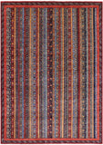 Shall Persian Gabbeh Handmade Wool Rug - 8' 4" X 11' 8" - Golden Nile