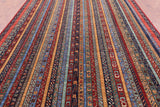 Shall Persian Gabbeh Handmade Wool Rug - 8' 4" X 11' 8" - Golden Nile