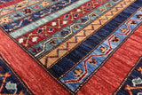 Shall Persian Gabbeh Handmade Wool Rug - 8' 4" X 11' 8" - Golden Nile