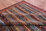 Shall Persian Gabbeh Handmade Wool Rug - 8' 4" X 11' 8" - Golden Nile