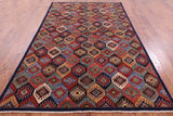 Shall Persian Gabbeh Hand Knotted Wool Rug - 5' 10" X 9' 3" - Golden Nile