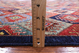 Shall Persian Gabbeh Hand Knotted Wool Rug - 5' 10" X 9' 3" - Golden Nile