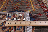 Super Kazak Handmade Wool Runner Rug - 2' 8" X 9' 2" - Golden Nile