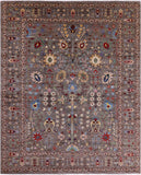 Peshawar Hand Knotted Wool Rug - 12' 0" X 14' 9" - Golden Nile