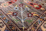 Peshawar Hand Knotted Wool Rug - 12' 0" X 14' 9" - Golden Nile