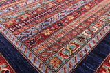 Shall Persian Gabbeh Handmade Wool Rug - 5' 11" X 9' 0" - Golden Nile