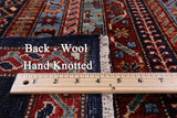 Shall Persian Gabbeh Handmade Wool Rug - 5' 11" X 9' 0" - Golden Nile