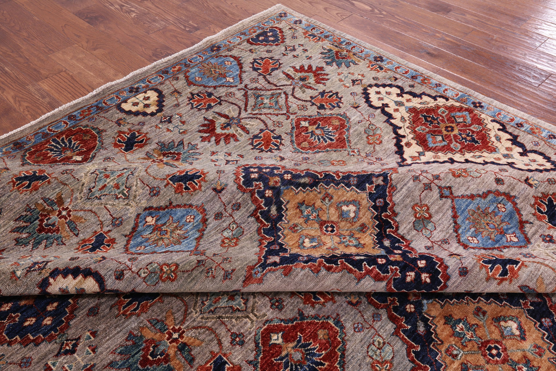 Persian Fine Serapi Handmade Wool Rug - 10' 2" X 14' 0" - Golden Nile