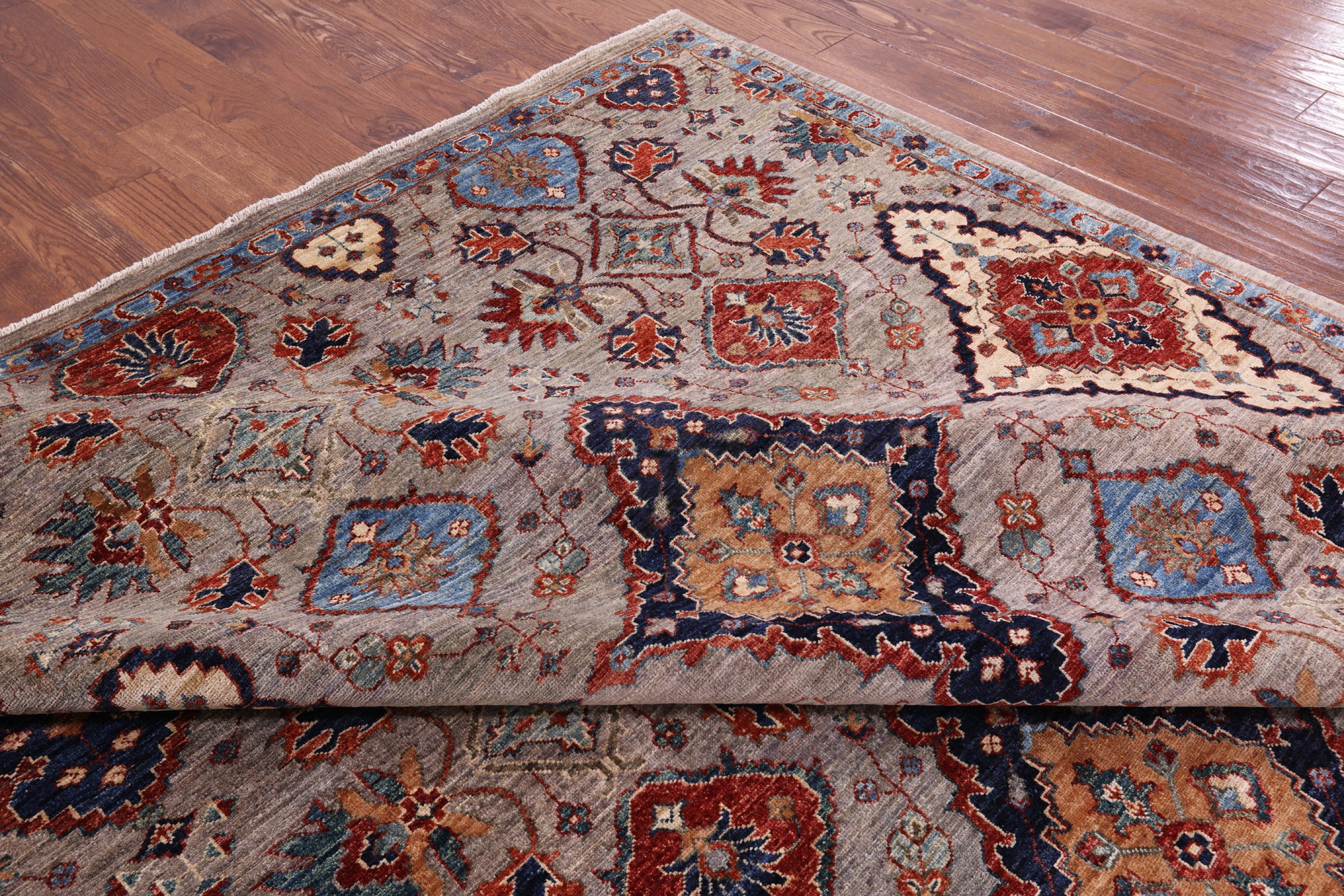 Persian Fine Serapi Handmade Wool Rug - 10' 2" X 14' 0" - Golden Nile