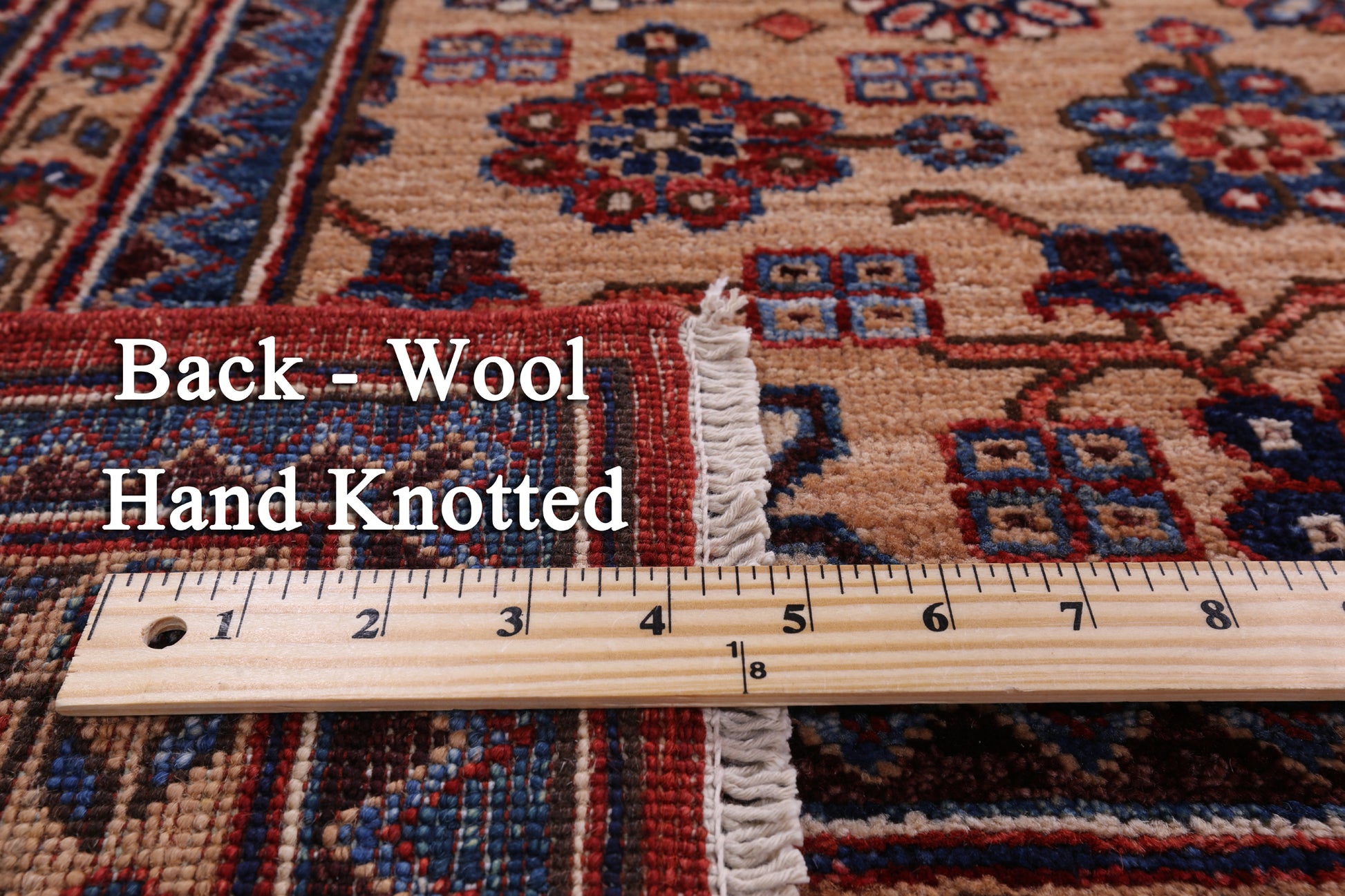 Red Persian Fine Serapi Handmade Wool Rug - 8' 11" X 11' 10" - Golden Nile